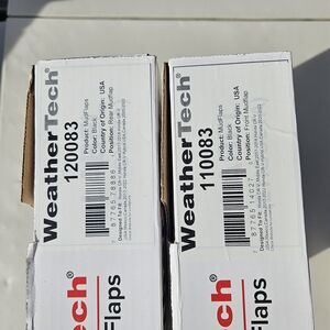 WeatherTech No Drill Mud Flaps Honda CR-V 2017-18, CR-V HYBRID 2017-22.